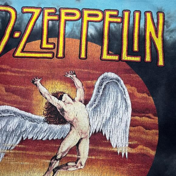 🎸 Led Zeppelin “U.S. Tour 1975” Tie-Dye Band Tee – American Eagle Size M - Picture 4 of 7